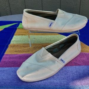 TOMS Alpargata Natural Canvas Classic Clean Women’s sz 9